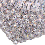 Amanda 15 Light Down Chandelier With Chrome Finish