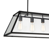Alyson 6 Light Black Chandelier