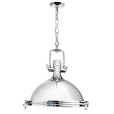 Show 1 Light Down Pendant With Chrome Finish
