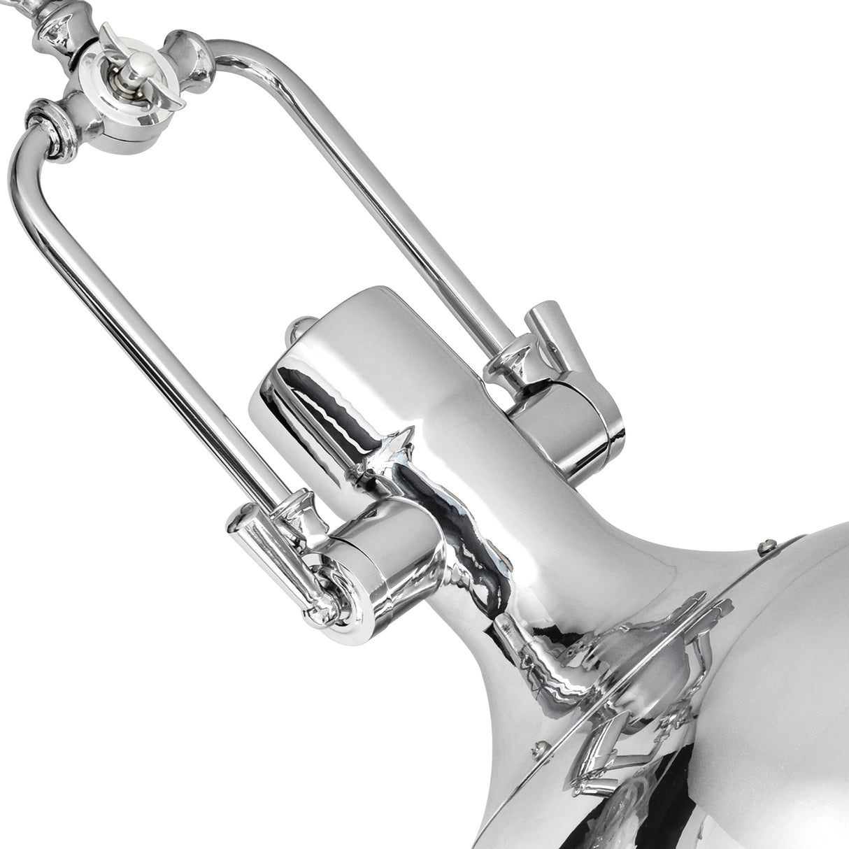 Show 1 Light Down Pendant With Chrome Finish