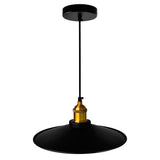 Brave 1 Light 13in Black Down Mini Pendant