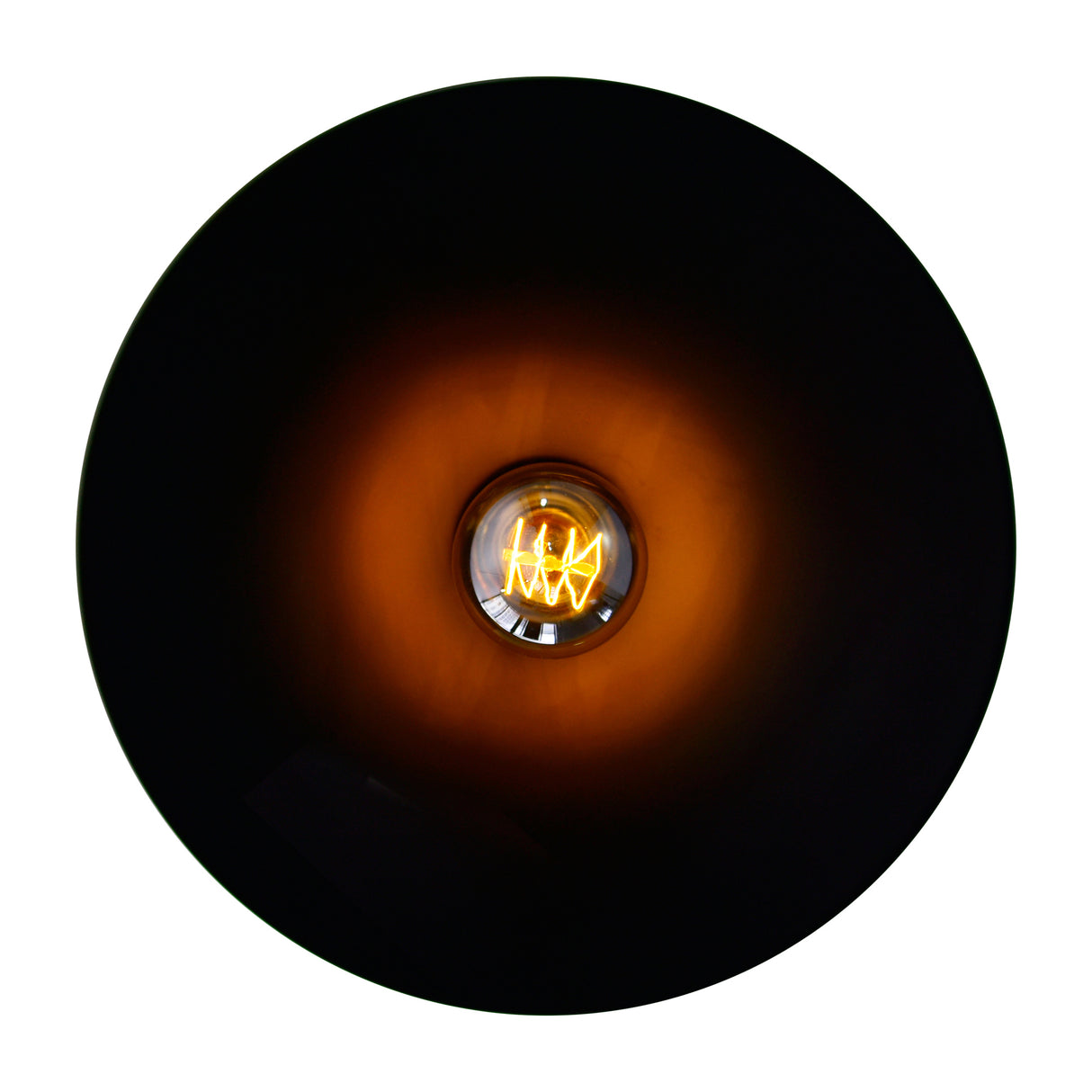Brave 1 Light 13in Black Down Mini Pendant
