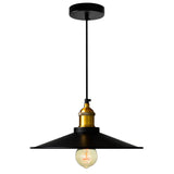 Brave 1 Light 13in Black Down Mini Pendant