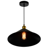 Brave 1 Light 14in Black Mini Pendant