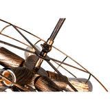 Pamela 5 Light 19in Antique Copper Flush Mount