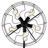 Pamela 5 Light Floor Lamp With Black Finish