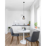 Secure 1 Light 6in Black Mini Pendant