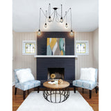 Tomaso 6 Light Black Multi Light Pendant