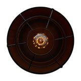 Morgan 1 Light 14in Black Down Mini Pendant