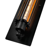 Kiera 1 Light 4in Black Wall Sconce