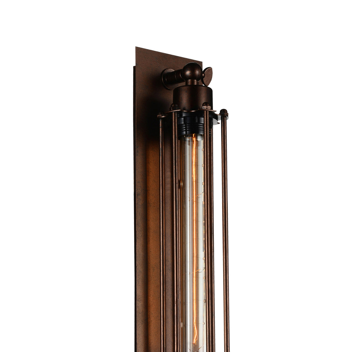 Kiera 1 Light 4in Chocolate Wall Sconce