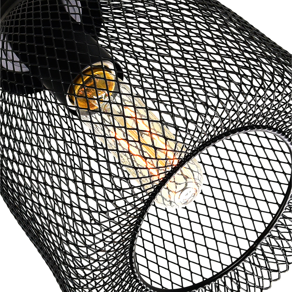 Drea 1 Light Black Down Mini Pendant