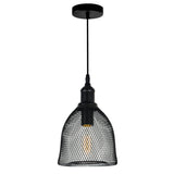 Drea 1 Light Black Down Mini Pendant
