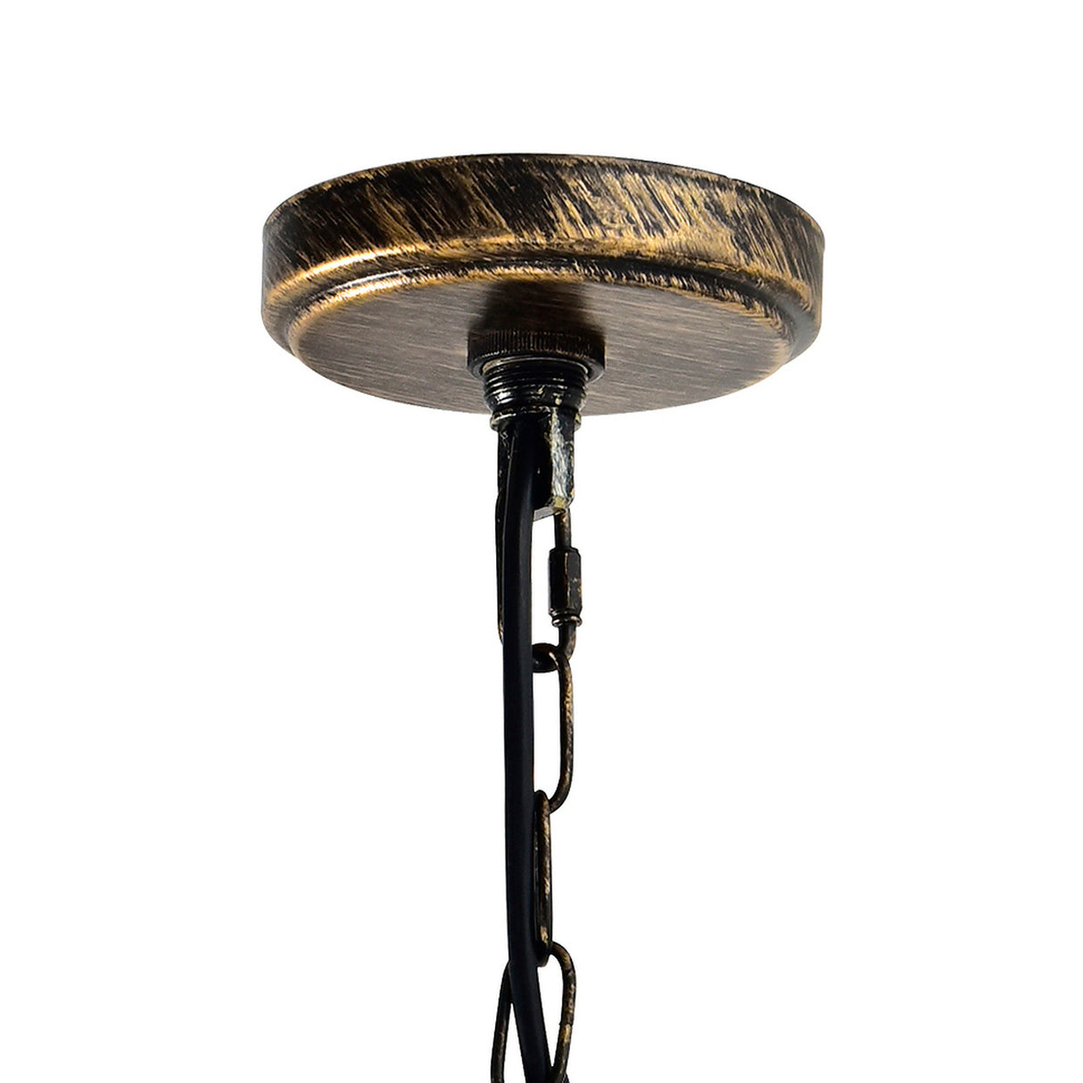 Amazon 3 Light Antique Forged Copper Pendant