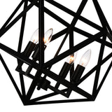 Amazon 4 Light Black Pendant