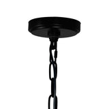 Amazon 4 Light Black Pendant