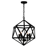 Amazon 4 Light Black Pendant