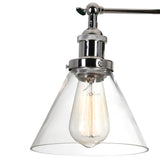 Eustis 3 Light 24in Polished Nickel Vanity Light