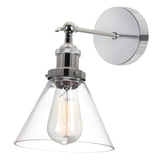 Eustis 1 Light 7in Polished Nickel Wall Sconce