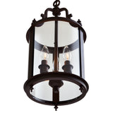 Desire 3 Light Oil Rubbed Bronze Drum Shade Mini Pendant