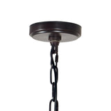 Desire 3 Light Oil Rubbed Bronze Drum Shade Mini Pendant