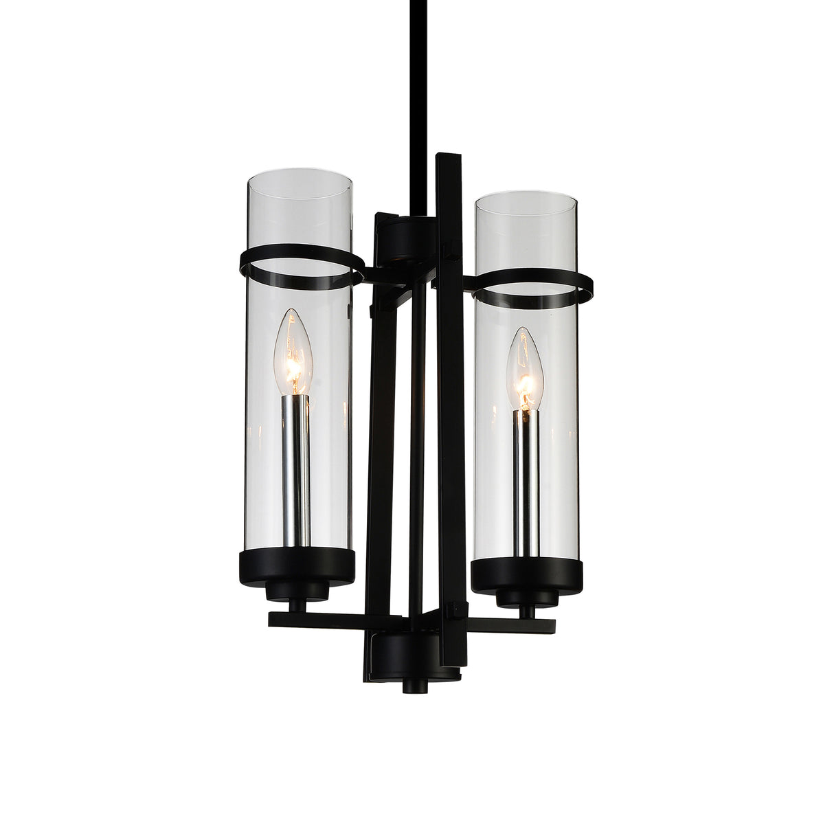 Sierra 2 Light 6in Black Mini Pendant