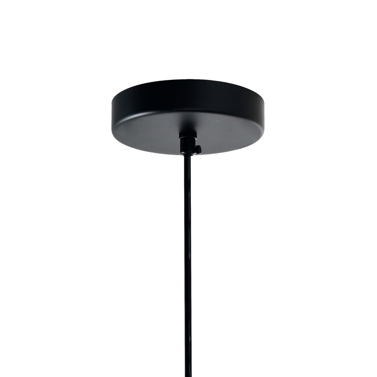 Elisa 1 Light Down Pendant With Black Finish