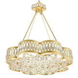 Nova 8 Light 31in Champagne Chandelier