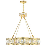 Nova 8 Light 31in Champagne Chandelier