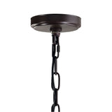 Litani 3 Light Down Chandelier With Brown Finish