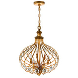 Altair 6 Light Antique Bronze Chandelier