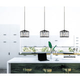 Alethia 1 Light Black Drum Shade Pendant