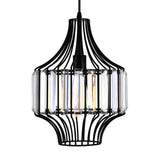 Alethia 1 Light Black Pendant