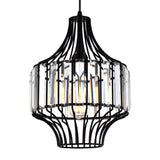 Alethia 1 Light Black Pendant