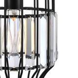 Alethia 1 Light Down Mini Pendant With Black Finish