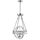 Arkansas 3 Light Chrome Mini Pendant