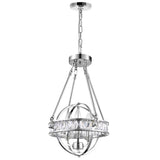 Arkansas 3 Light Chrome Mini Pendant
