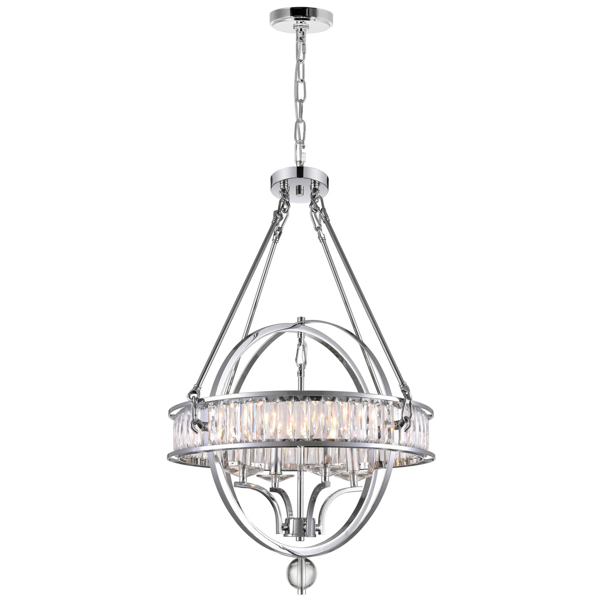 Arkansas 4 Light Chrome Chandelier
