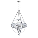 Arkansas 6 Light Chrome Chandelier