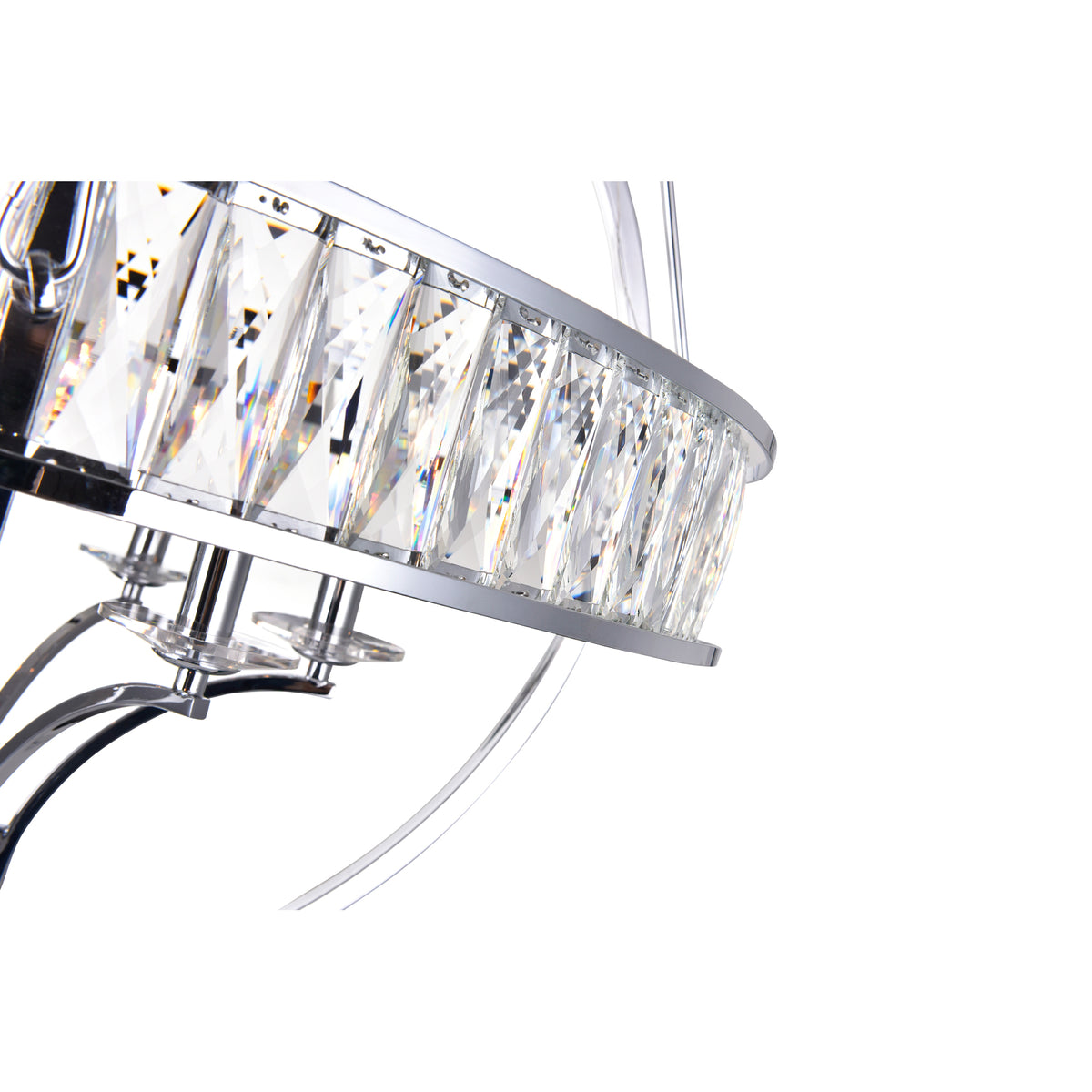 Arkansas 6 Light Chrome Chandelier