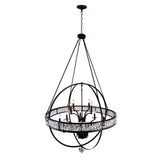 Arkansas 12 Light Black Chandelier