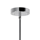 Weiss 5 Light 18in Chrome Down Chandelier