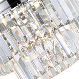 Weiss 5 Light 8in Chrome Down Mini Pendant