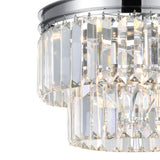 Weiss 5 Light 8in Chrome Down Mini Pendant