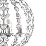 Esia 8 Light Chandelier With Chrome Finish