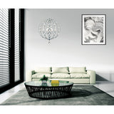 Esia 8 Light Chandelier With Chrome Finish