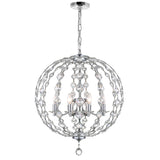 Esia 8 Light Chandelier With Chrome Finish