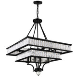 Shalia 8 Light Chandelier With Black Finish