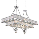 Shalia 16 Light Island Chandelier With Chrome Finish