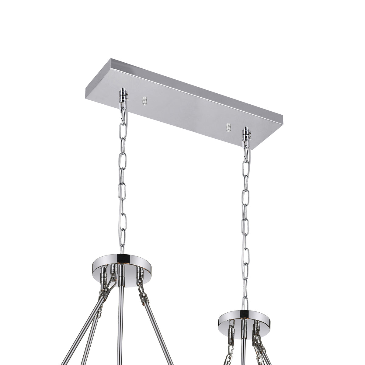 Shalia 16 Light Island Chandelier With Chrome Finish